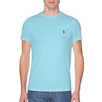U.S. Polo Assn. Men's Crew Neck Pocket T-Shirt with Small